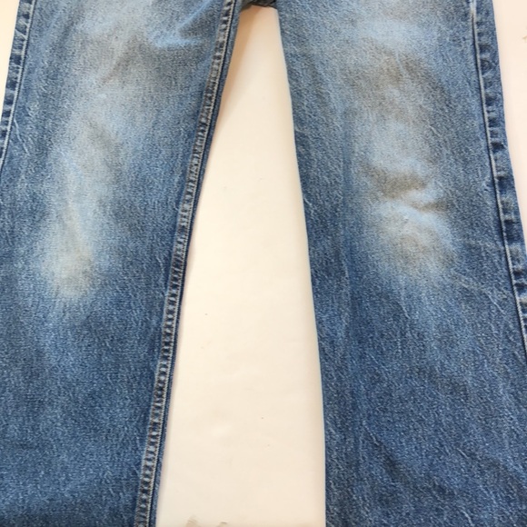Vintage Levi's 517 Bootcut Made in USA Well Worn 34x33 - Picture 7 of 14